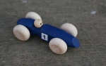 Minirennwagen blau